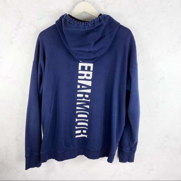 [Under Armour] Navy Logo Zip Up Jacket - Picture 2 of 2